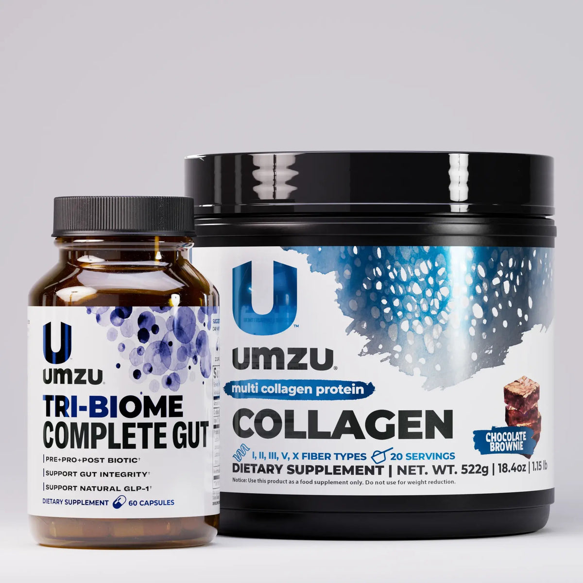 Beauty Bundle: Collagen and Tri-Biome Bundles UMZU Chocolate