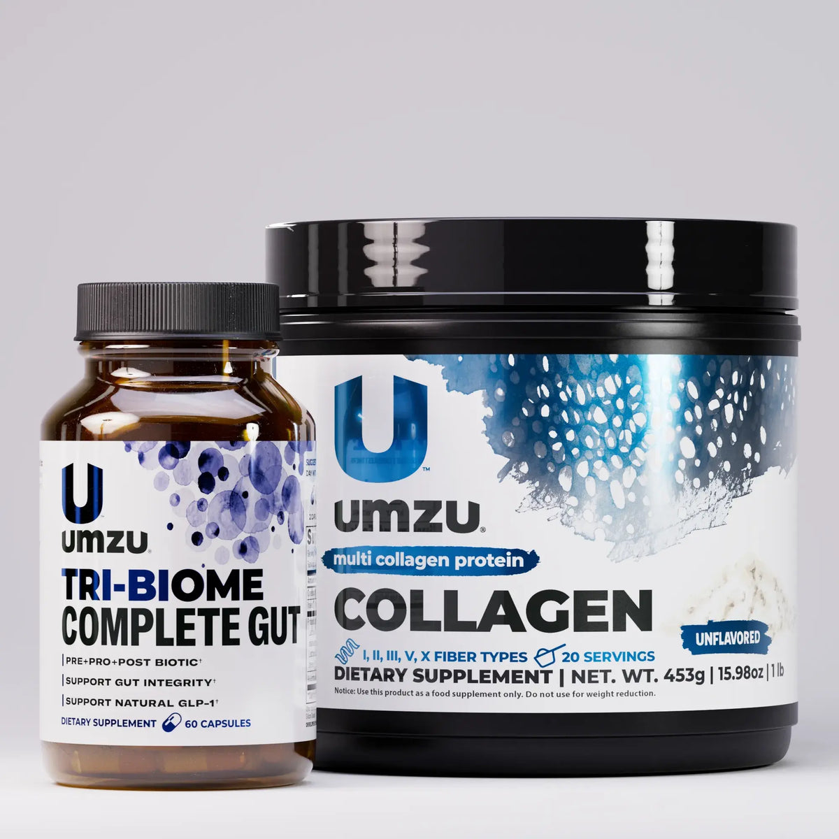 Beauty Bundle: Collagen and Tri-Biome Bundles UMZU Unflavored