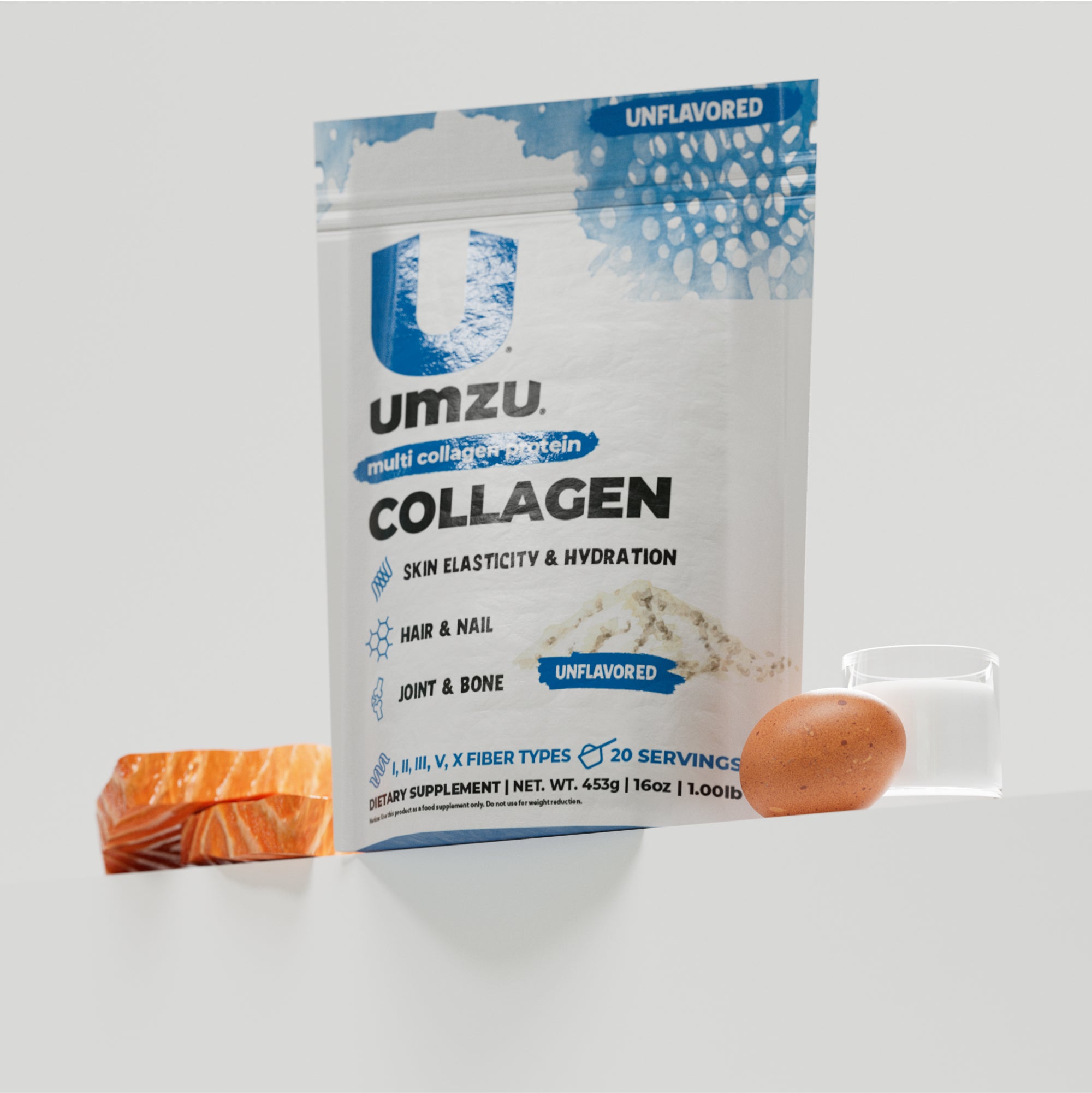 Collagen Protein: Joints, Skin & Muscle Support Powder UMZU Unflavored