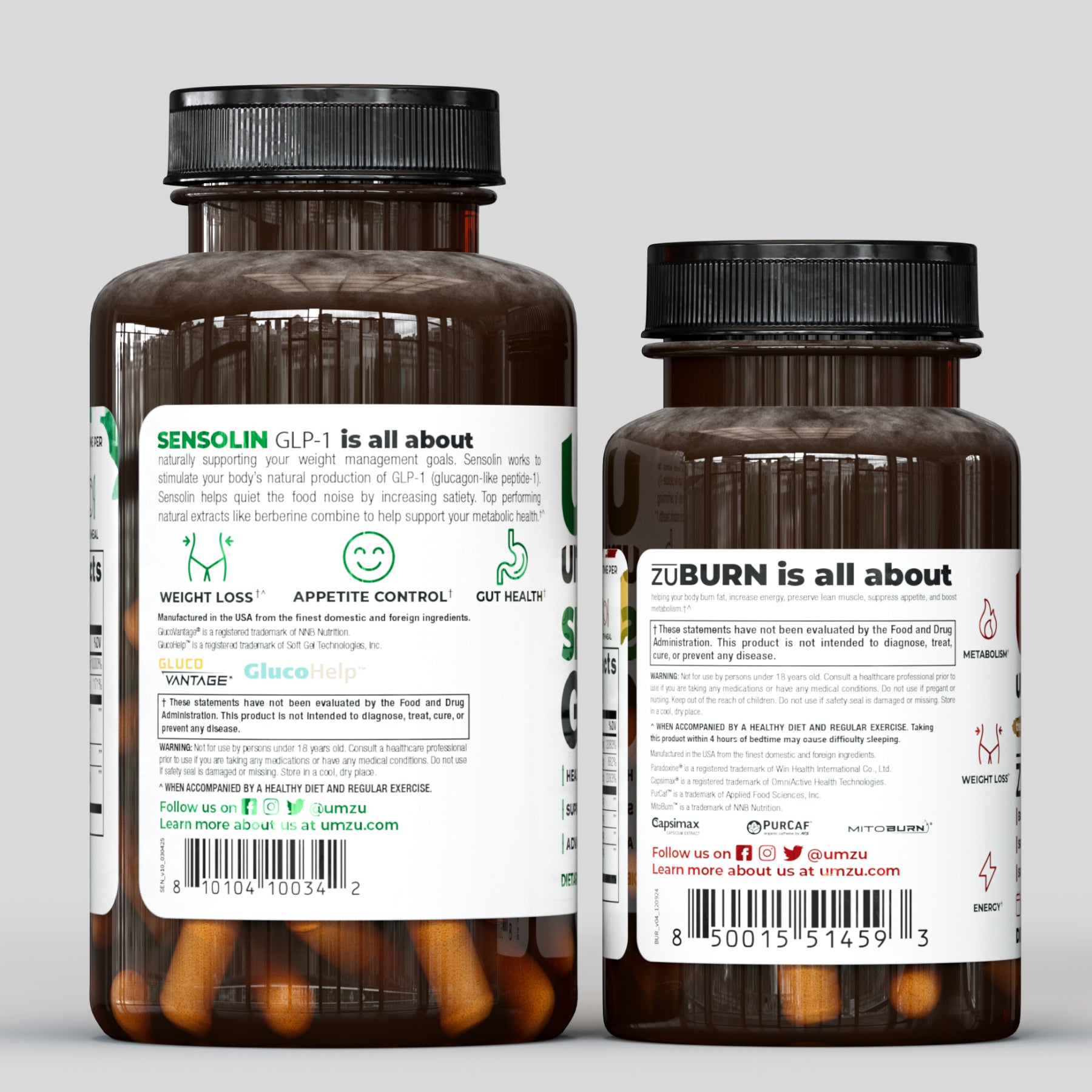 The Slimmer Summer Bundle: Support Weight Loss and Energy Capsule UMZU