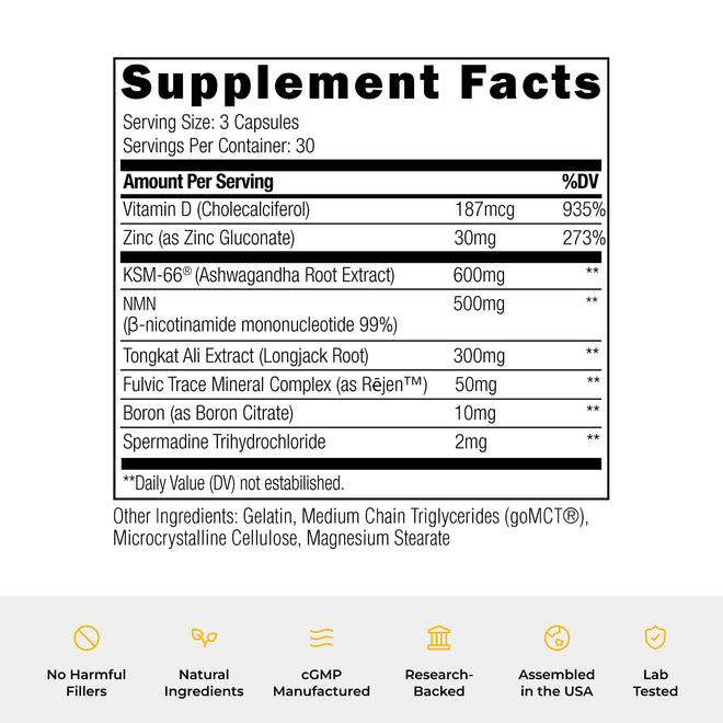 Testro-X MAX: All Natural Male Health Supplement by UMZU