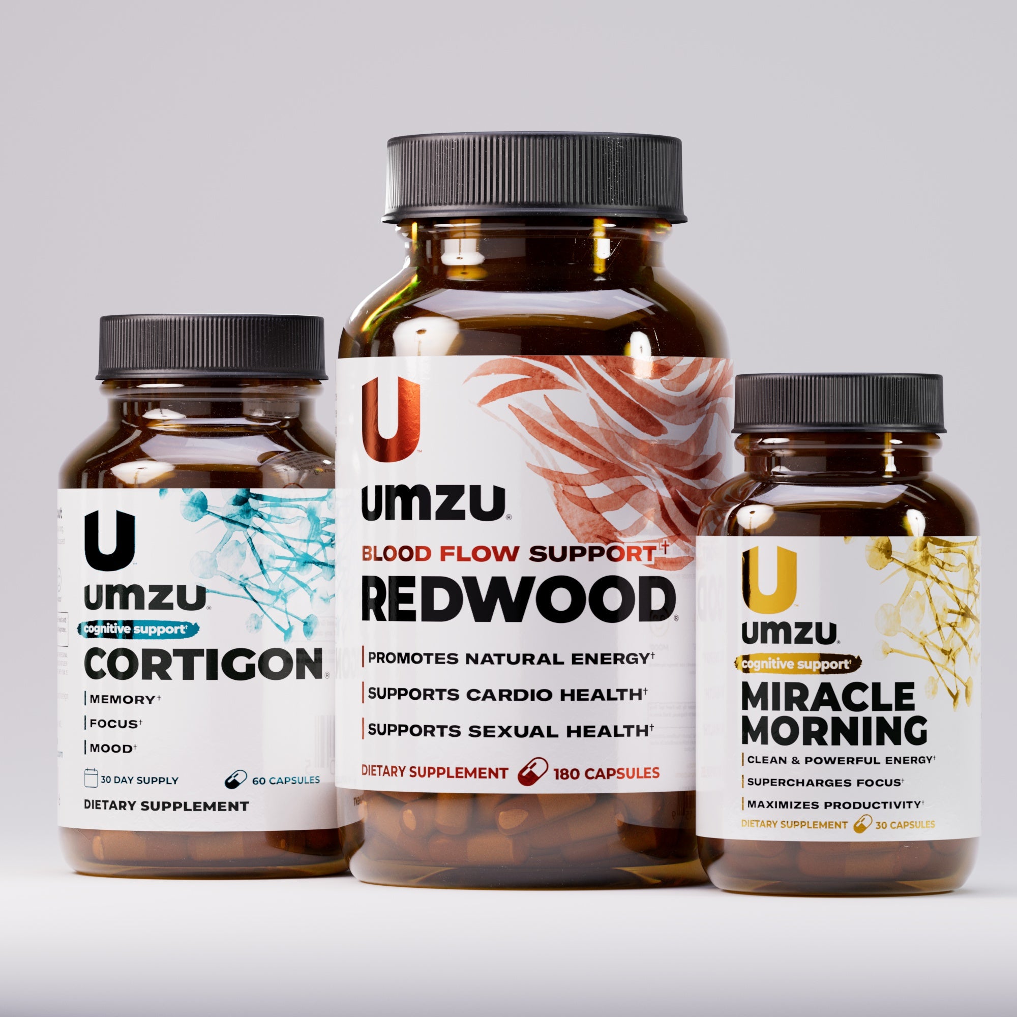 All-Day Energy Bundle: Redwood, Cortigon & Miracle Morning Bundles UMZU