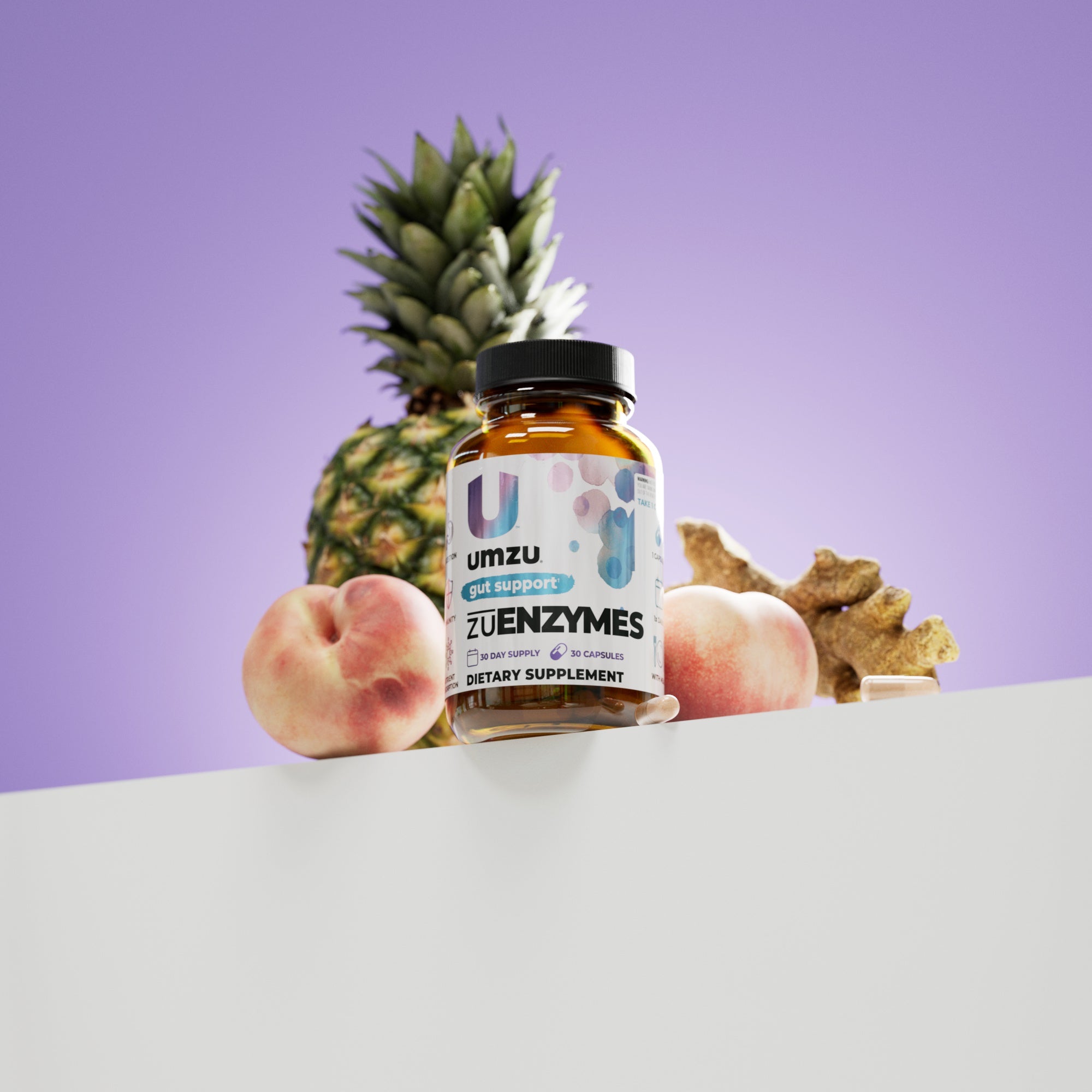 zuEnzymes: Digestion, Gut Health & Absorption Capsule UMZU