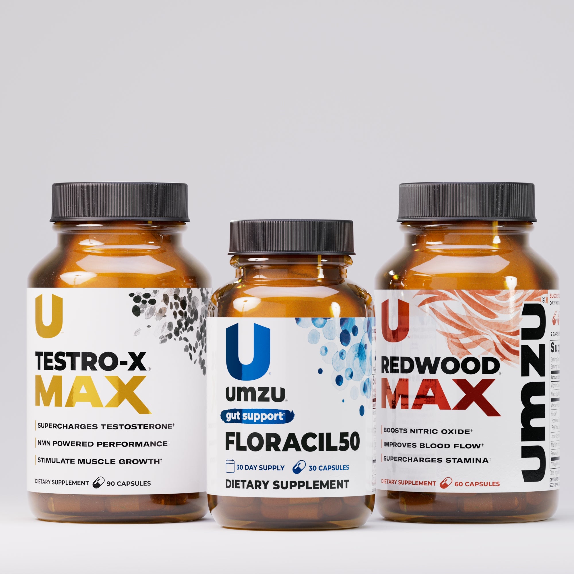 Male Vitality MAX Bundle: Redwood MAX, Testro-X MAX, & Tri-biome Bundles UMZU