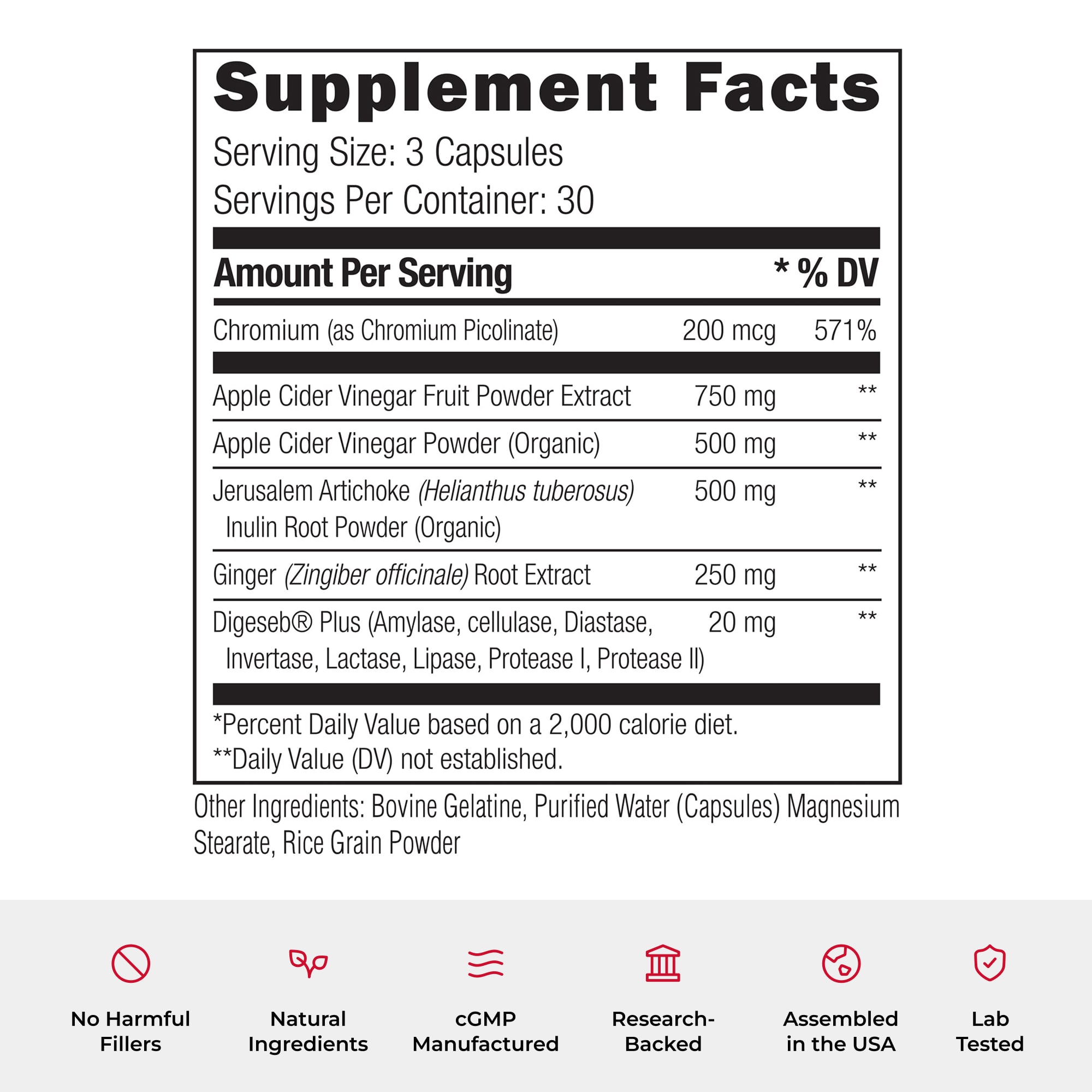zuACV + Prebiotics: FBM Listing Capsule UMZU